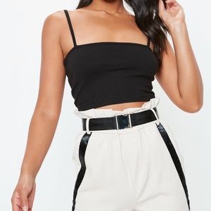 Straight neck crop top MISSGUIDED BRAND NEW TAG